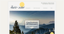 Desktop Screenshot of ibeko-solar.de